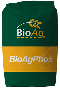 bag of BioAg Phos solid fertiliser