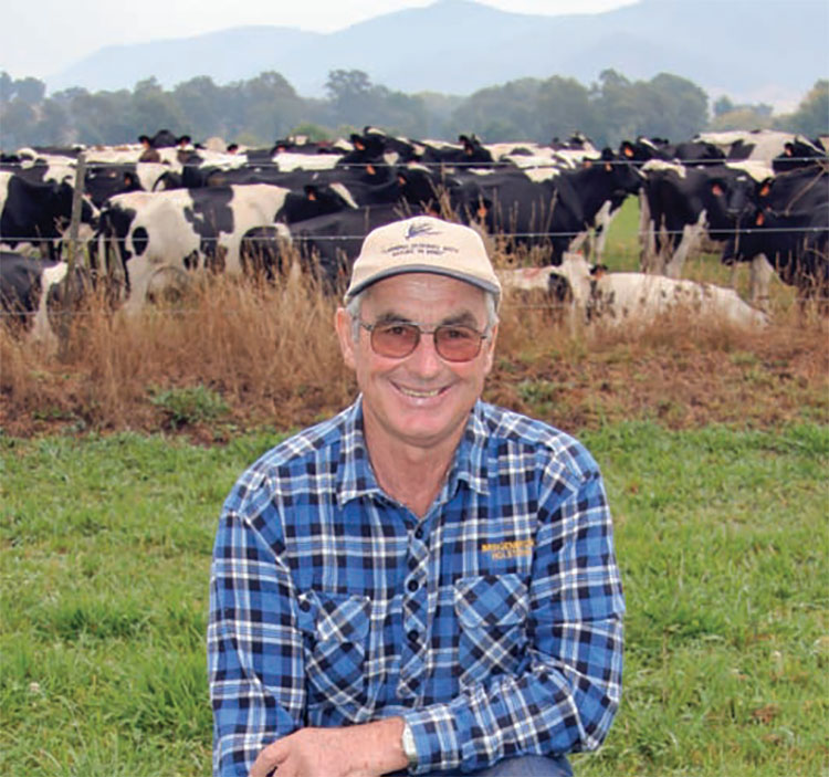Organic dairy farmer, Don Jarvis.