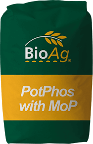 BioAg product shot of PotPhos with MoP